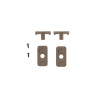 Comtac Woport headphone adapter for ARC rails (Type AMP) Tan